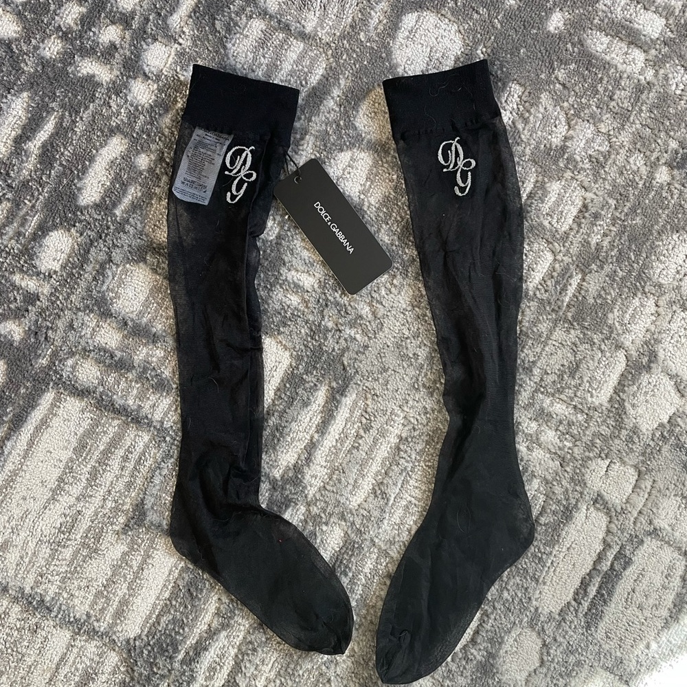Dolce& Gabbana sheer socks